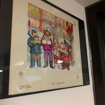 Huge Lot Weekly Reader Artist Proof Cartoon Illustrations Numbered Framed