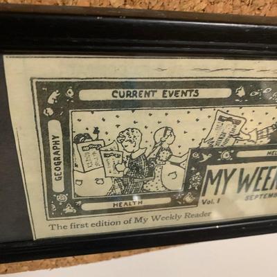 Huge Lot Weekly Reader Artist Proof Cartoon Illustrations Numbered Framed