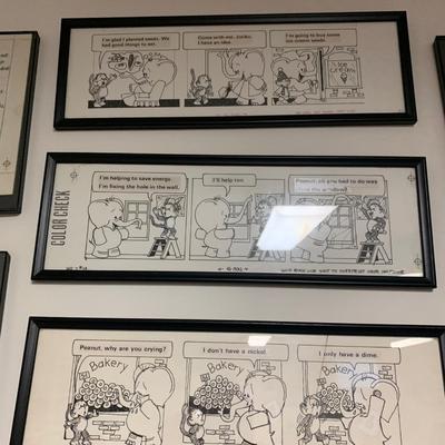 Huge Lot Weekly Reader Artist Proof Cartoon Illustrations Numbered Framed