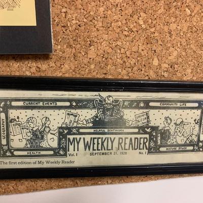 Huge Lot Weekly Reader Artist Proof Cartoon Illustrations Numbered Framed