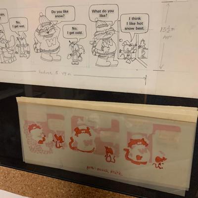 Huge Lot Weekly Reader Artist Proof Cartoon Illustrations Numbered Framed