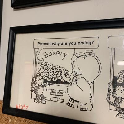 Huge Lot Weekly Reader Artist Proof Cartoon Illustrations Numbered Framed