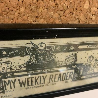 Huge Lot Weekly Reader Artist Proof Cartoon Illustrations Numbered Framed