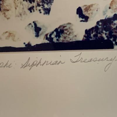 Athenian Treasury of Delphi Print Signed
