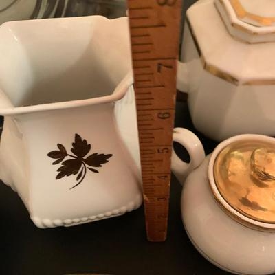 Gold Rim Tea and Sandwich set I