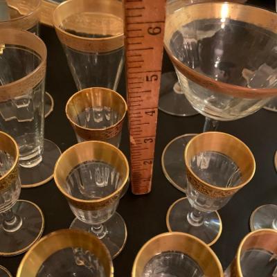 Gold Rim Tea and Sandwich set I