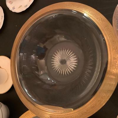 Gold Rim Tea and Sandwich set I
