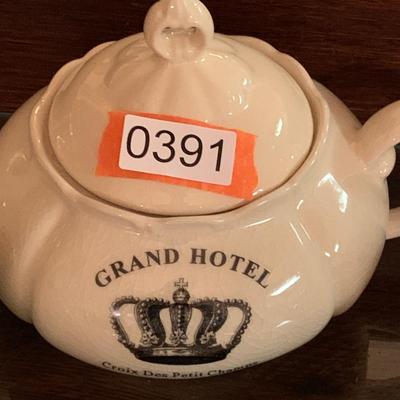 Grand Hotel Paris Tea Set & Clock