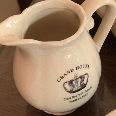 Grand Hotel Paris Tea Set & Clock
