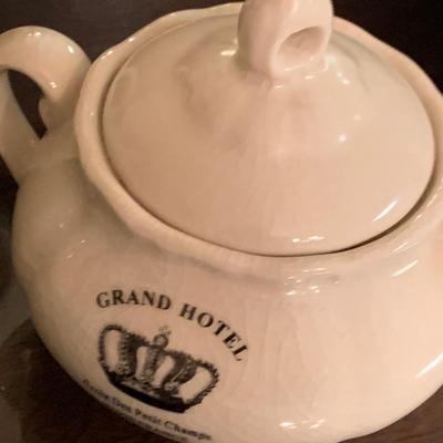 Grand Hotel Paris Tea Set & Clock