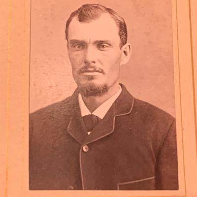 Antique Cabinet Photo Album