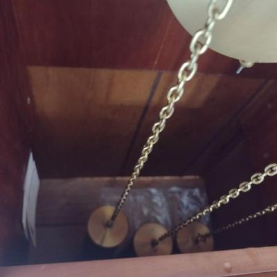 Custom Crafted Cherry Wood Cabinet Grandfather Clock by Edward Cooper