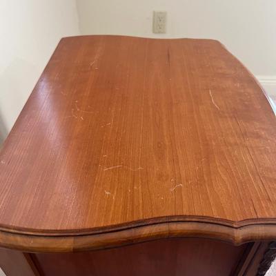 Antique French Provincial Full size Bed & Nightstand