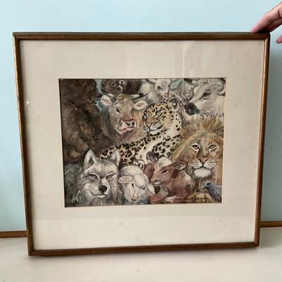 1342 Original Artwork "The Peaceable Kingdom" by Nan Lee