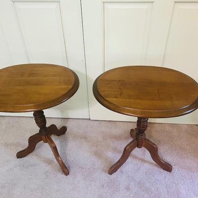 Pair of Oval Side Tables