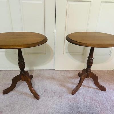 Pair of Oval Side Tables