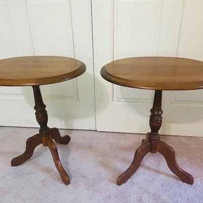 Pair of Oval Side Tables