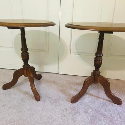 Pair of Oval Side Tables