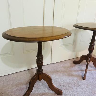 Pair of Oval Side Tables