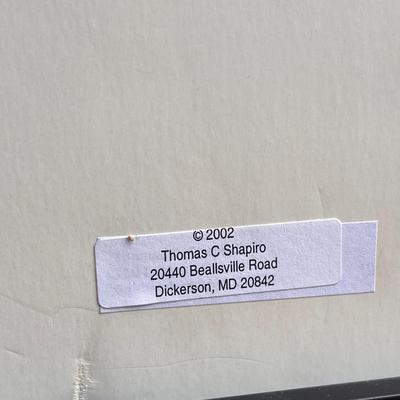 Thomas Shapiro Pencil Signed Nature Photos (G-DZ)