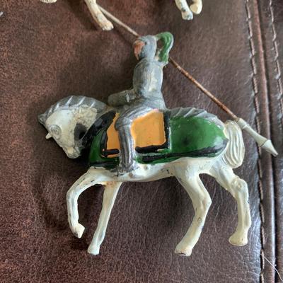 Vintage Medieval Cast Metal Miniatures