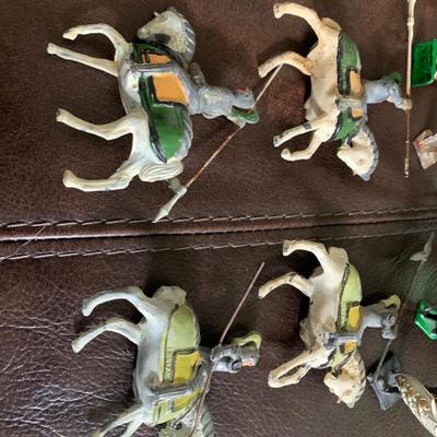 Vintage Medieval Cast Metal Miniatures