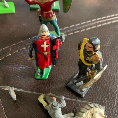 Vintage Medieval Cast Metal Miniatures