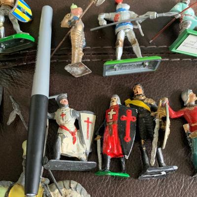 Vintage Medieval Cast Metal Miniatures