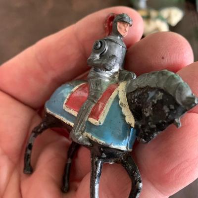 Vintage Medieval Cast Metal Miniatures
