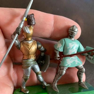 Vintage Medieval Cast Metal Miniatures