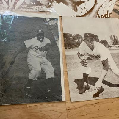 Vintage Sports Prints Photos Autographs Lots