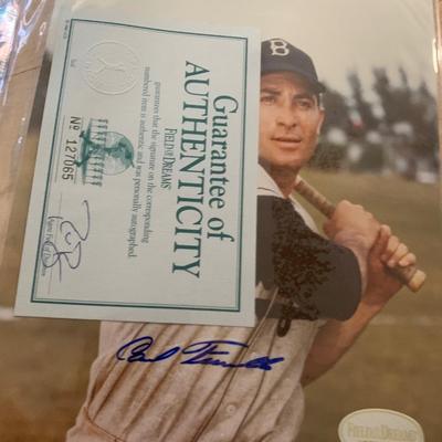 Vintage Sports Prints Photos Autographs Lots