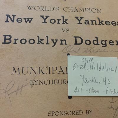 Vintage Sports Prints Photos Autographs Lots