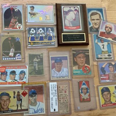 Vintage Sports Trading Cards Lot