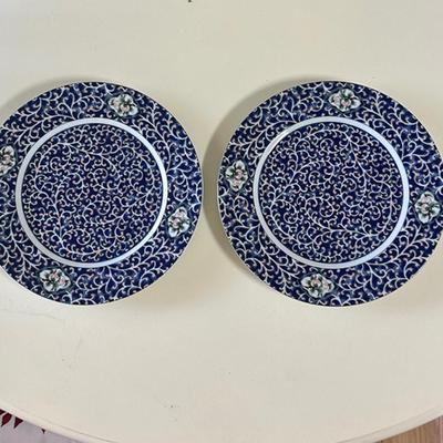 174 PAIR JAPANESE INSPIRED PLATES NEIMAN MARCUS 11"
