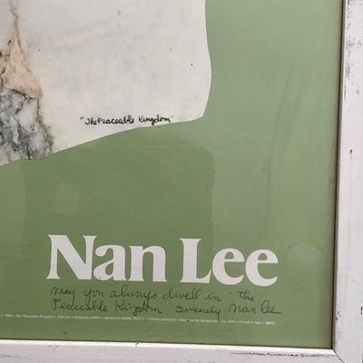 1350 "The Peaceable Kingdom" Signed by Nan Lee Poster/Print