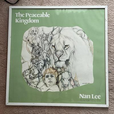 1350 "The Peaceable Kingdom" Signed by Nan Lee Poster/Print