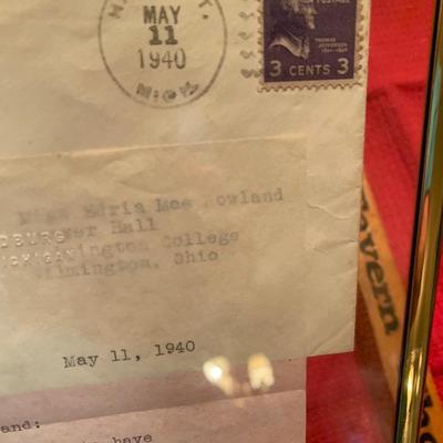 Carl Sandburg Autographed Letter