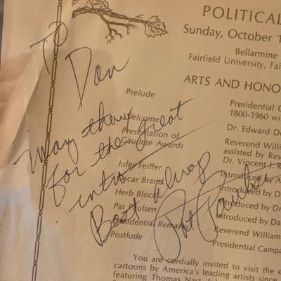 Pat Paulsen Signed Political Humor Event