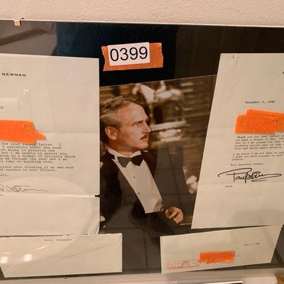 Paul Newman Signed Personal Letters