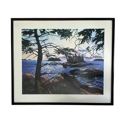 1356 Contemporary Artist Landscape Print from Maine