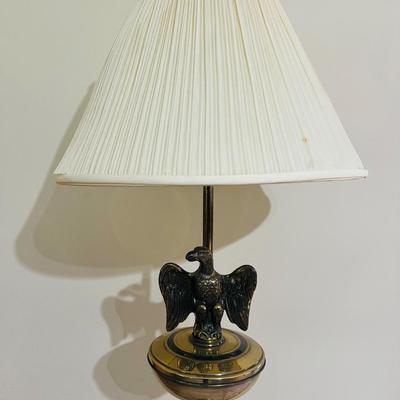 Antique Brass Eagle Floor Lamp