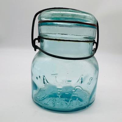 Vintage Grandma Wheaton's Old Fashioned Receipts & ATLAS Canning Jars