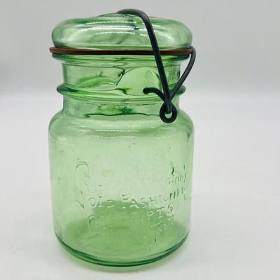 Vintage Grandma Wheaton's Old Fashioned Receipts & ATLAS Canning Jars
