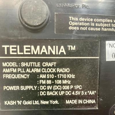 Star Trek Shuttlecraft Alarm Clock AM FM Radio