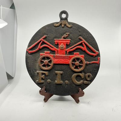 1364 Cast Iron Fire Insurance Co. House Mark