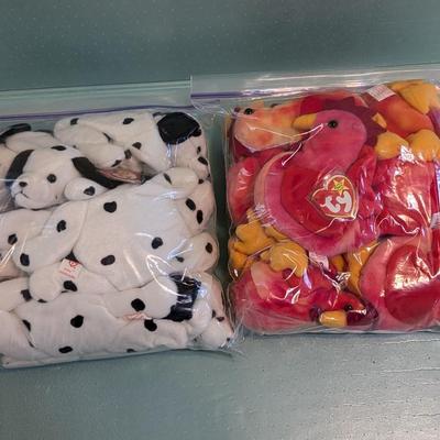 Beanie Babies 5 Strut & 7 Dottie's Choice 9