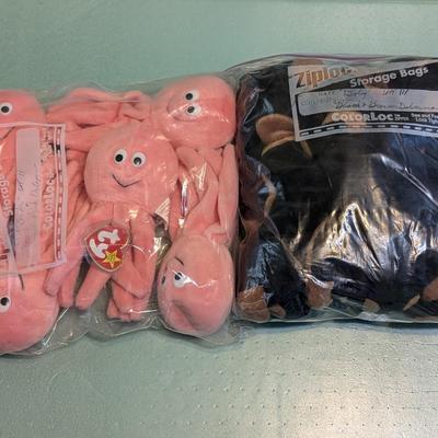 Beanie Babies 5 Inky & 6 Doby Choice 14