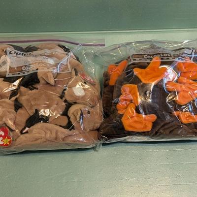 Beanie Babies 6 Moose & 6 Derby Choice 18