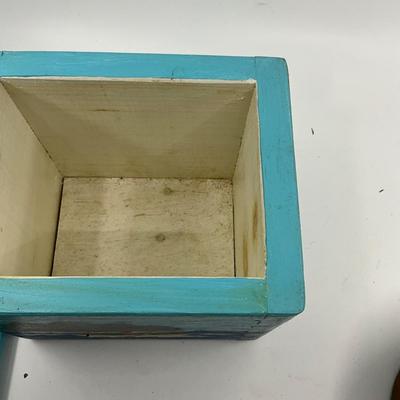 1374 Two Vintage Handpainted Boxes